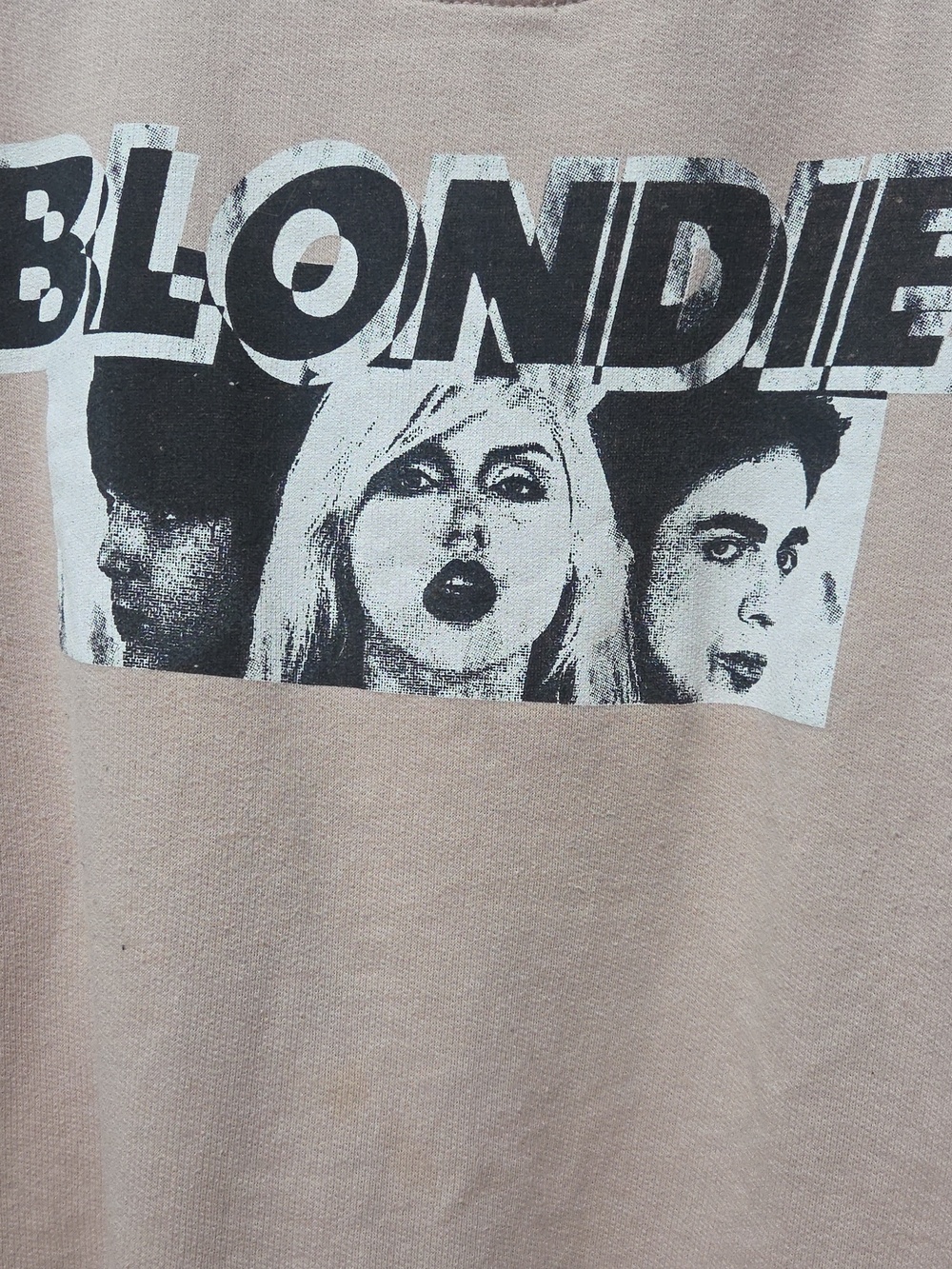 BLONDIE light Pink Crewneck Sweater